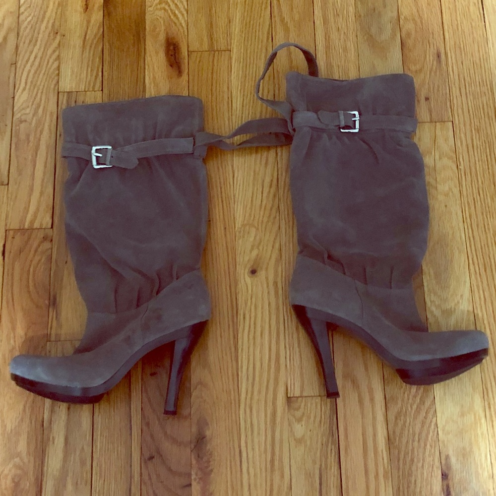 Gorgeous (worn once!) Michael Kira suede boots